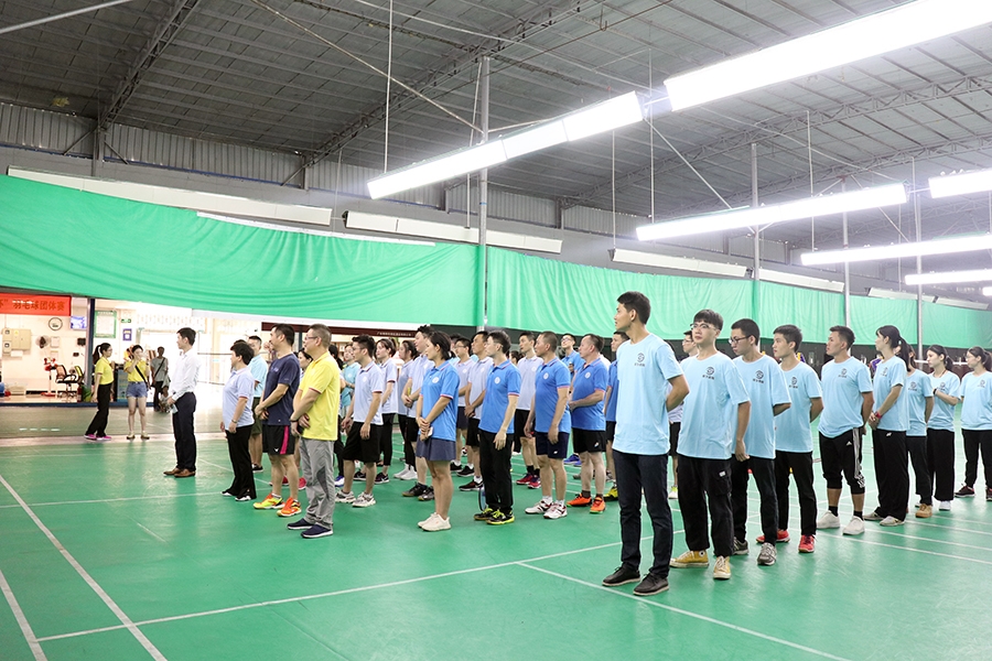 我司員工參加新安街道工商聯(lián)商會羽毛球比賽并獲獎-1